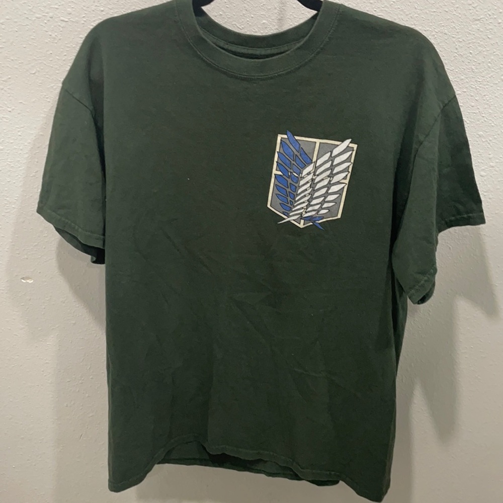 Ripple Junction Attack on Titan shirt Green